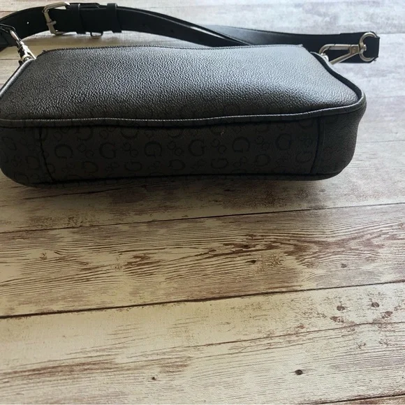 Guess Small Crossbody Bag Dark Gray - Picture 5 of 15